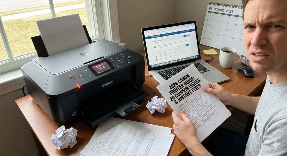 Canon Printer Problems? 20 Common Issues & Instant Fixes (2026 Guide)