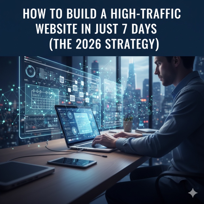 How to Build a High-Traffic Website in Just 7 Days (The 2026 Strategy)
