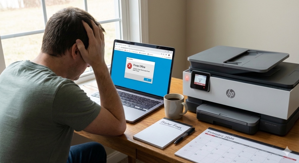 HP Printer Offline? 15 Instant Fixes That Actually Work (2026 Guide)