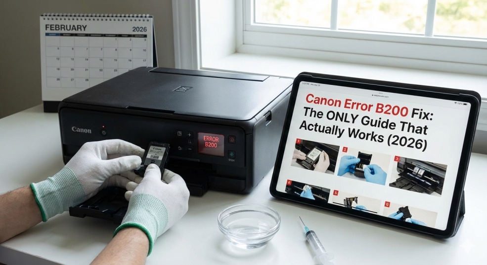 Canon Error B200 Fix: The ONLY Guide That Actually Works (2026)